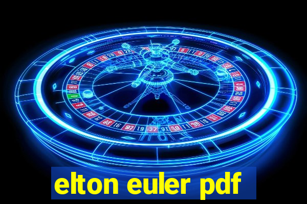 elton euler pdf